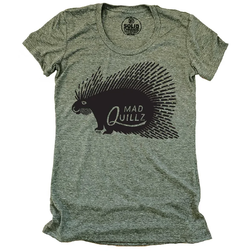 Women's Mad Quillz T-shirt Wool Fabric Cashmere Fabric Tweed Fabric