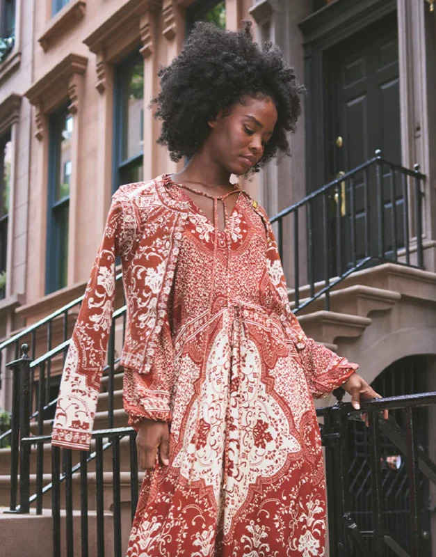 Alessa Jacket - Picante Scroll Terrace V-Neck Jacket Boat Neck Jacket Square Neck Jacket