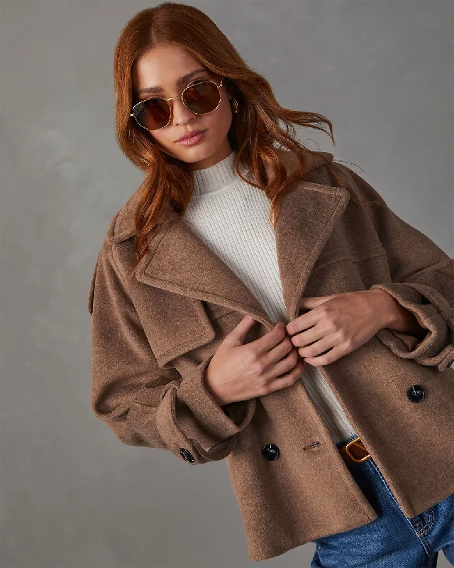 At Your Leisure Double Breasted Jacket Faux Fur Fabric Real Fur Fabric Shearling Fabric