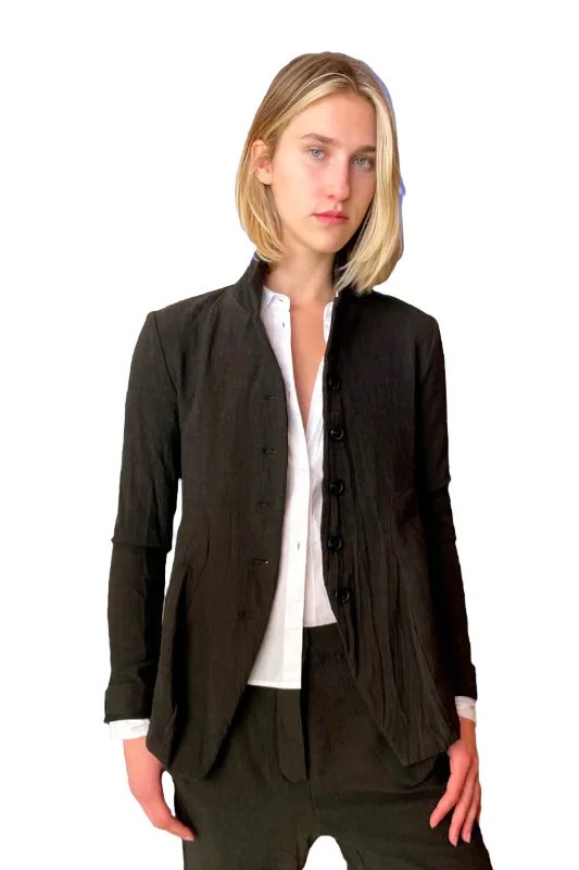 Button Wool Jacket - Teal Chenille Jacket Brocade Jacket Lace Jacket