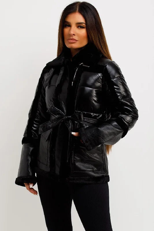 Faux Fur Trim Faux Suede Jacket Black Knit Jacket Woven Jacket Fleece Jacket