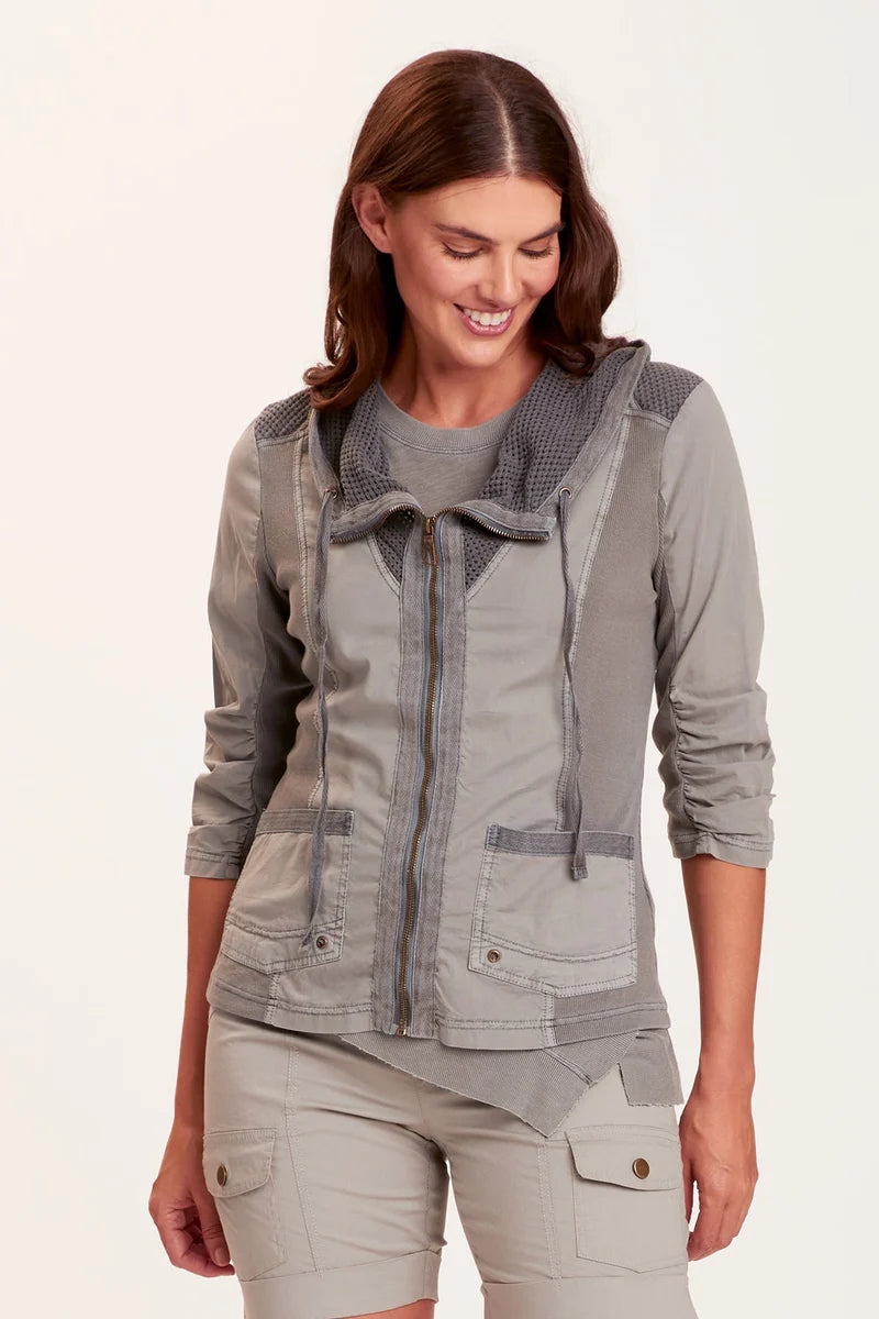 Fjord Jacket - Frost Tiered Jacket Buttoned Jacket Zippered Jacket