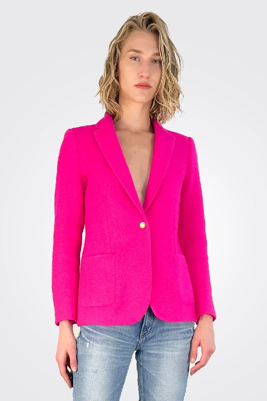 Harlow Jacket - Pink Neon Lace Jacket Ribbed Jacket Sequined Jacket