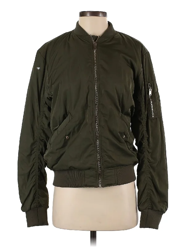 Jacket Stand-Up Collar Roll-Neck Collar Turtle Neck