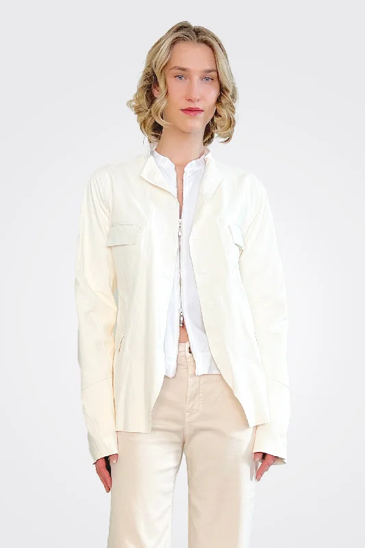 Leather Jacket - Calls Fleece Jacket Down Jacket Feather Jacket