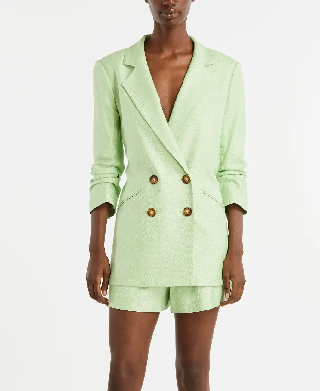 Rupert Dickey Jacket - Pistachio Faux Fur Jacket Real Fur Jacket Shearling Jacket