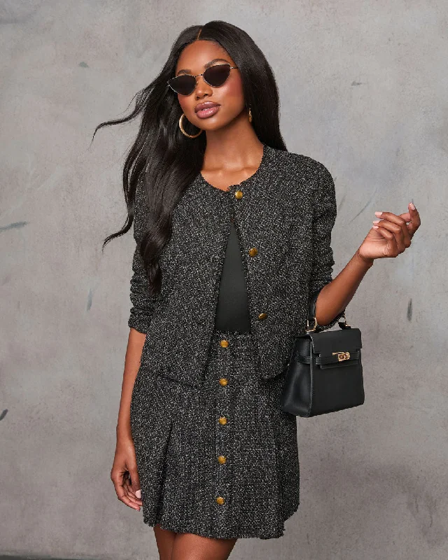 Shiloh Tweed Button Down Jacket Jersey Jacket Tulle Jacket Batik Jacket