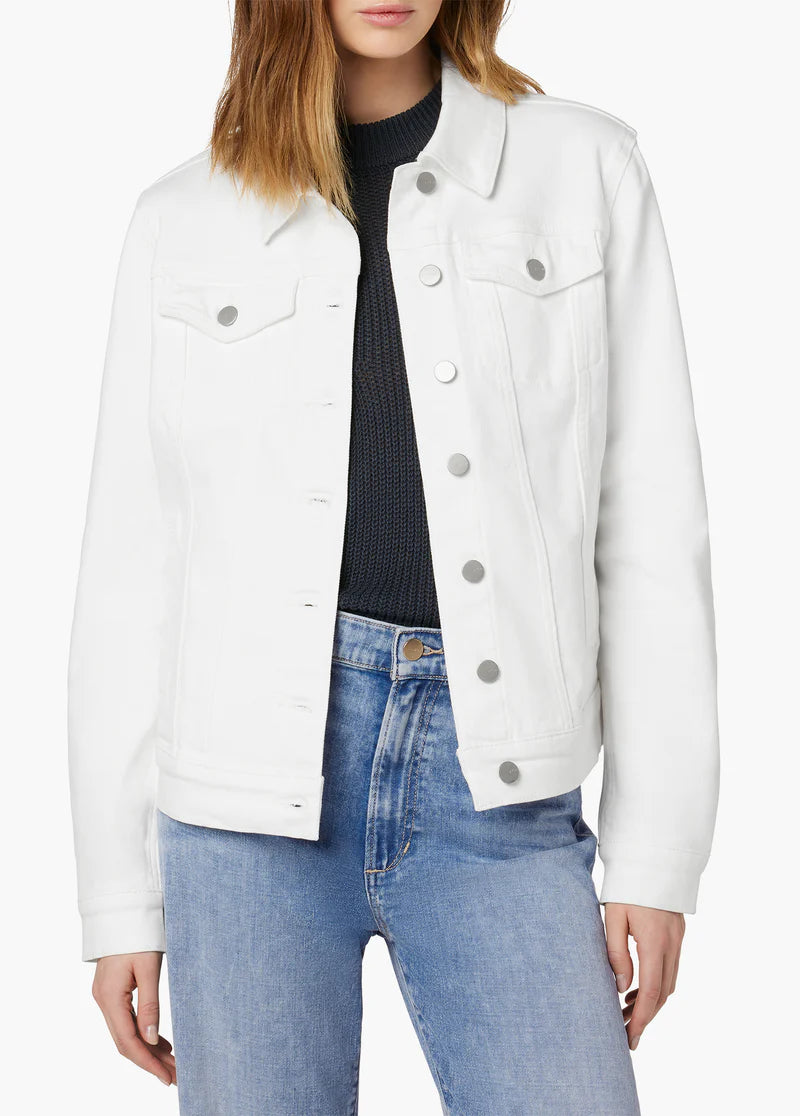 The Relaxed Jacket - White Cotton Jacket Linen Jacket Terry Jacket