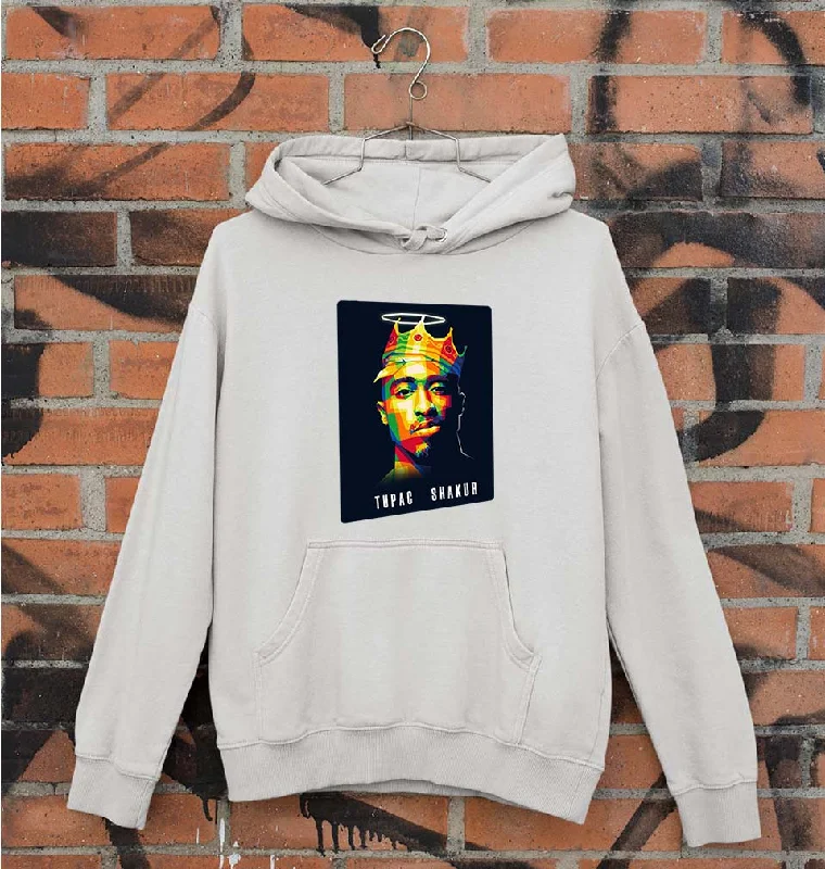 2Pac Tupac Unisex Hoodie for Men/Women Hoodie with Raw Hem Edgy Unfinished