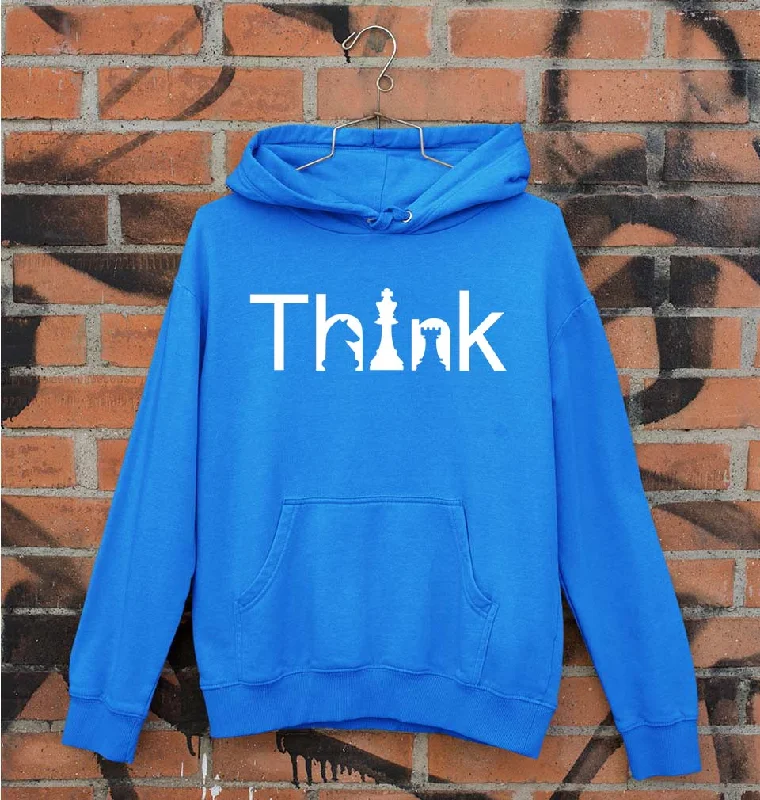 Chess Think Unisex Hoodie for Men/Women Hoodie with Full-Zip Functional Layering