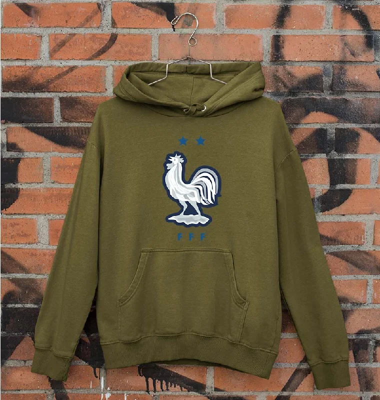 France Football Unisex Hoodie for Men/Women Hoodie with Drop Shoulder Relaxed Streetwear