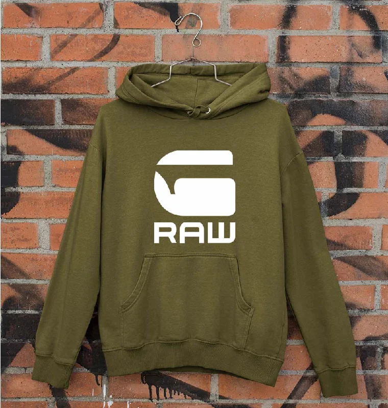 G Raw Unisex Hoodie for Men/Women Hoodie with Cropped Fit Short Trendy