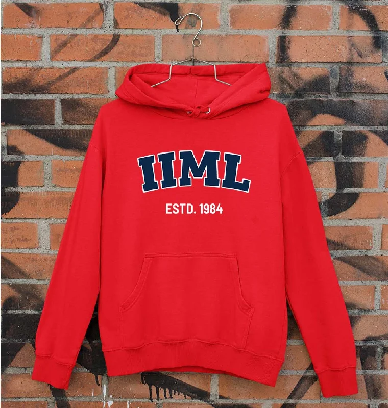 IIM Lucknow Unisex Hoodie for Men/Women Hoodie with Hood Adjustable Protection