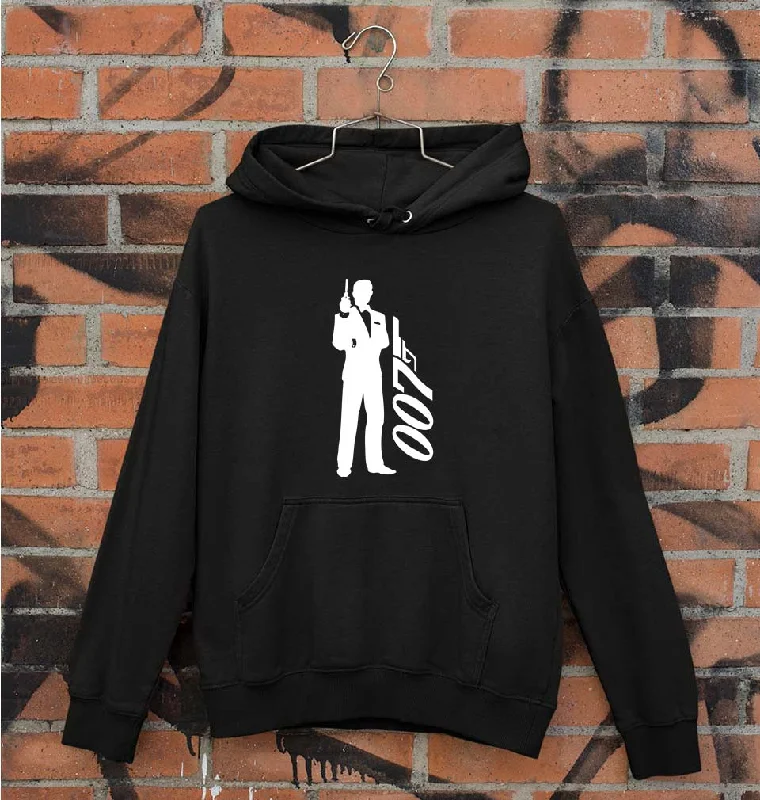 James Bond (007) Unisex Hoodie for Men/Women Hoodie with Hem Drawcord Adjustable Customizable