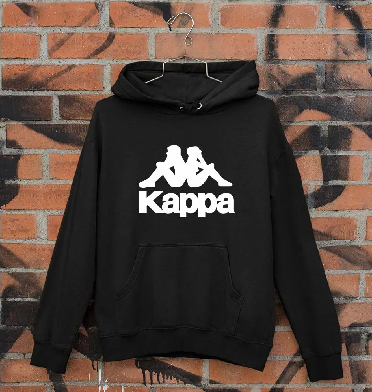 Kappa Unisex Hoodie for Men/Women Hoodie with Hem Applique Textured Unique