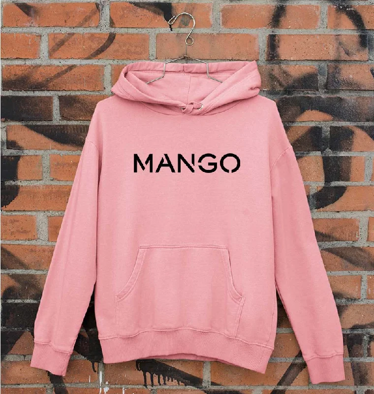 Mango Unisex Hoodie for Men/Women Hoodie with Frayed Bohemian Relaxed