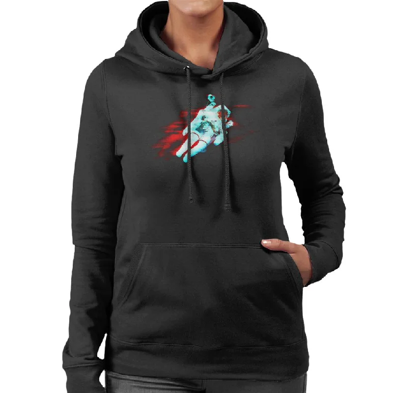 NASA Free Flight Astronaut Women's Hooded Sweatshirt Hoodie with Strings Custom Fit Adjustable