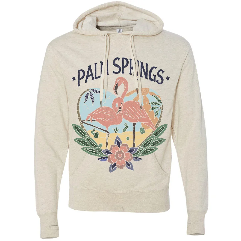 Palm Springs Hoodie Hoodie with Side Slits Relaxed Casual