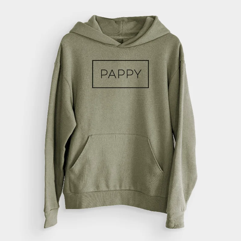 Pappy Boxed - 1 Line  - Bodega Midweight Hoodie Hoodie with Elastic Waist Stretchable Comfortable