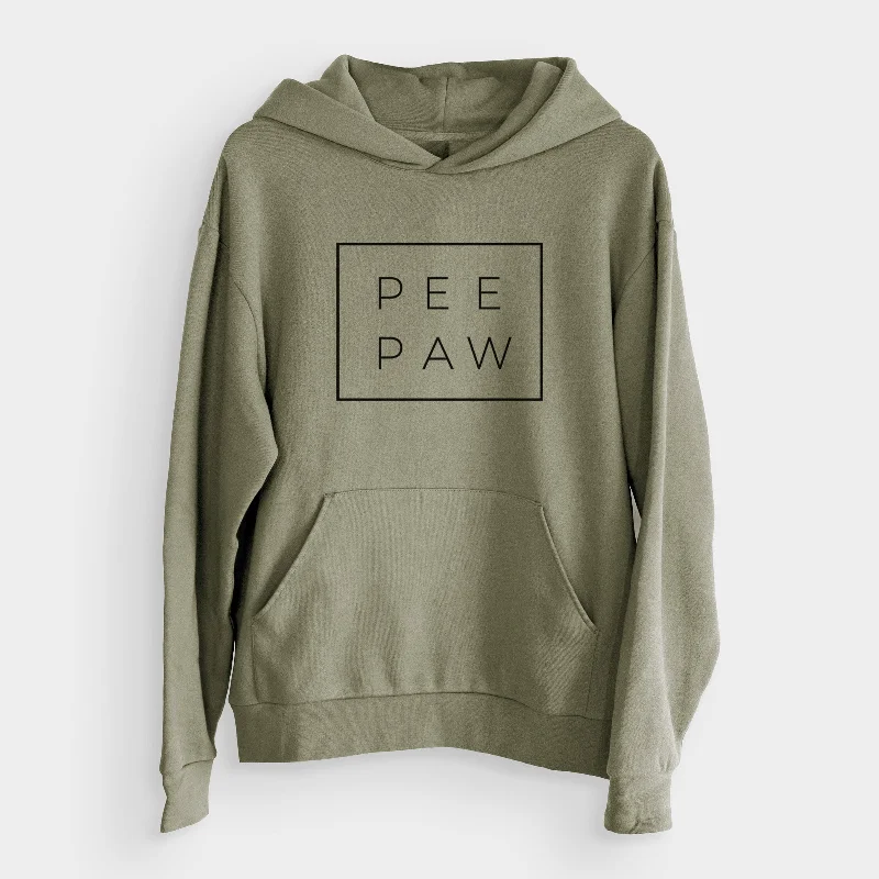 Pee Paw Boxed  - Bodega Midweight Hoodie Hoodie with Frayed Bohemian Relaxed