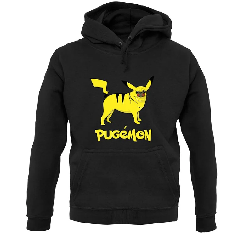 Pugemon Unisex Hoodie Hoodie with Rhinestones Sparkly Elegant