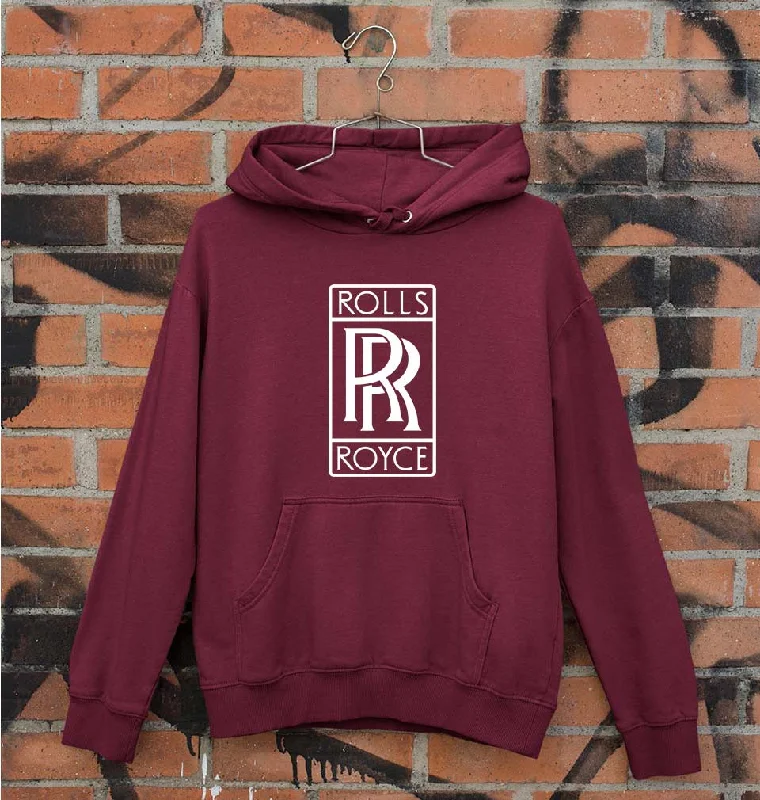 Rolls Royce Unisex Hoodie for Men/Women Hoodie with Mock Neck Collared Structured