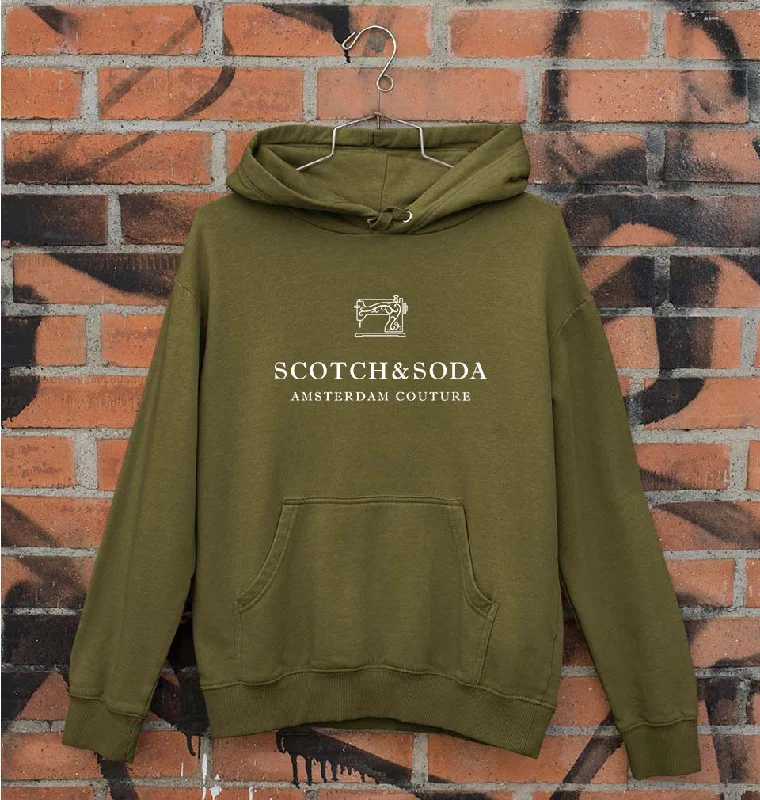 Scotch & Soda Unisex Hoodie for Men/Women Hoodie with Mesh Breathable Sporty