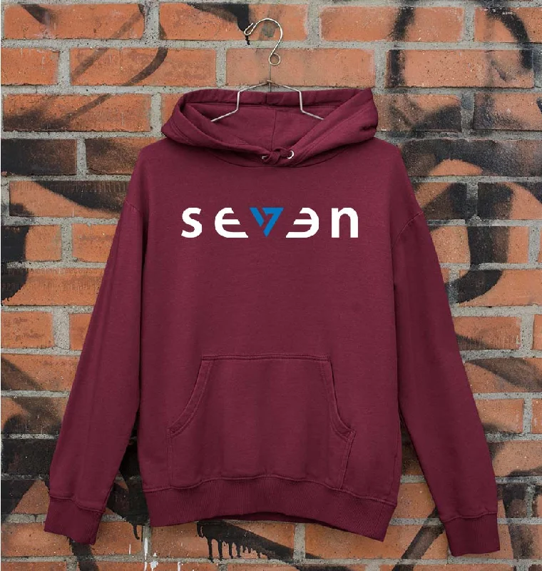 Seven MS Dhoni Unisex Hoodie for Men/Women Hoodie with Elastic Cuffs Stretchable Comfortable