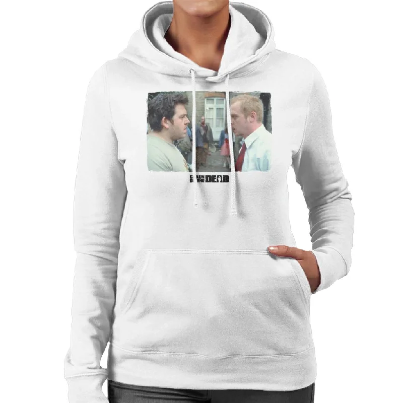 Shaun of the Dead Garden Scene Women's Hooded Sweatshirt Hoodie Jacket Zipper Layering Shaun of the Dead Garden Scene Women's Hooded Sweatshirt Hoodie Jacket Zipper Layering