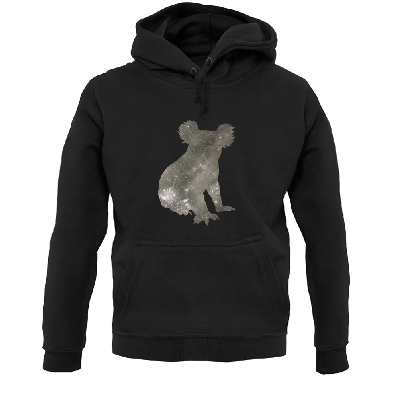 Space Animals - Koala Unisex Hoodie Hoodie with Crew Neck Simple Timeless