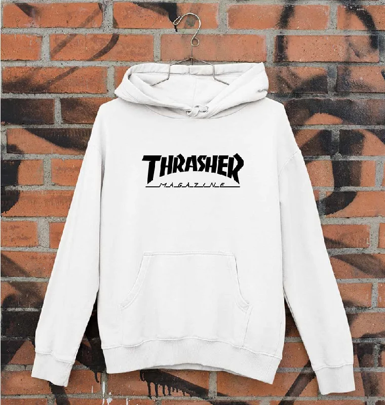 Thrasher Magazine Unisex Hoodie for Men/Women Hoodie with Hem Drawcord Adjustable Customizable