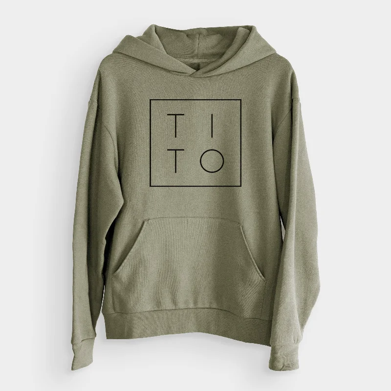 Tito Boxed  - Bodega Midweight Hoodie Hoodie with Slit Hem Functional Movement