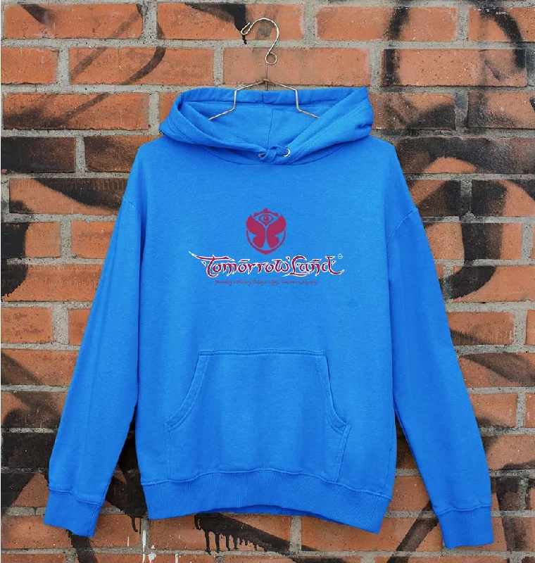 Tomorrowland Unisex Hoodie for Men/Women Hoodie with Frayed Bohemian Relaxed