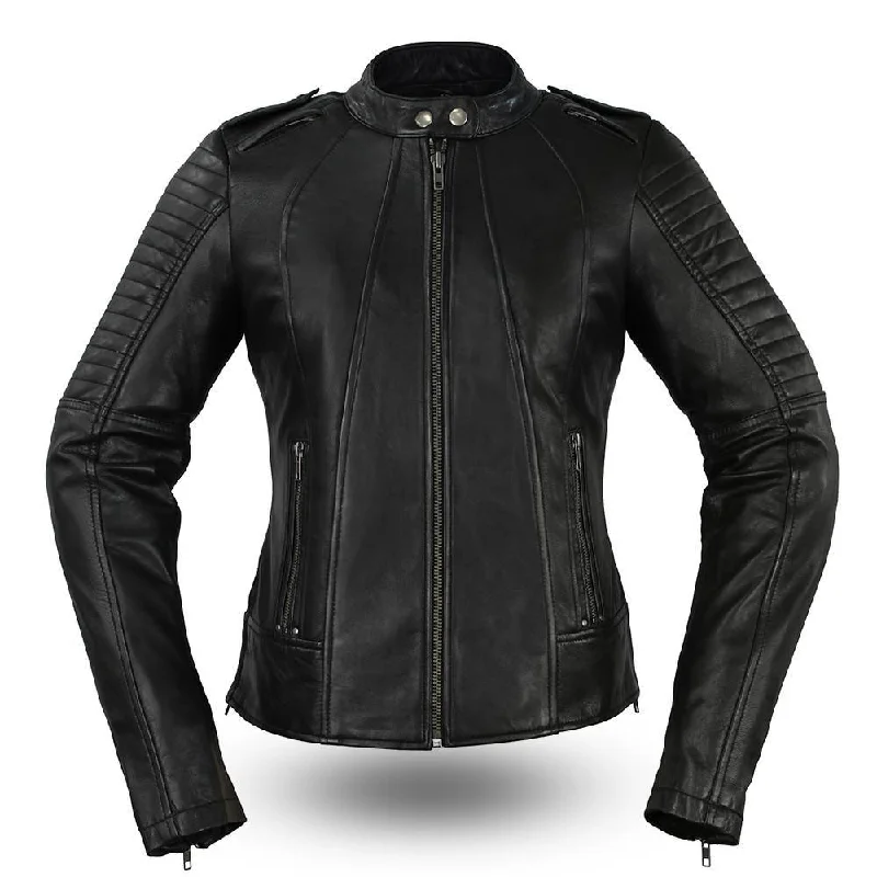 Ladies Biker Jacket Jersey Jacket Tulle Jacket Batik Jacket