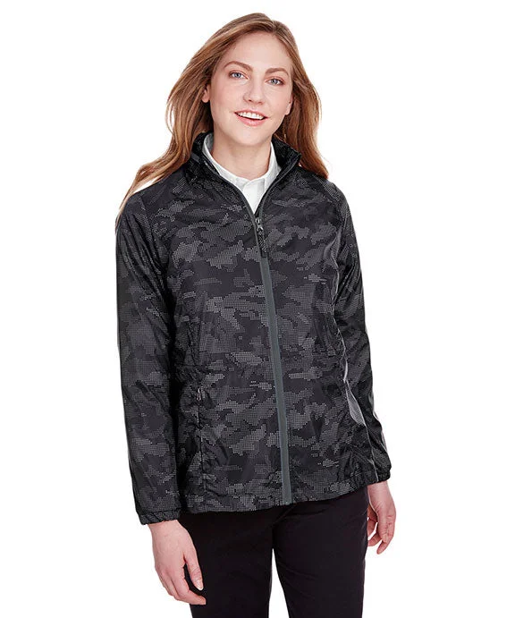 NE711W - North End Ladies Rotate Reflective Jacket Zip Front Button Front Snap Front