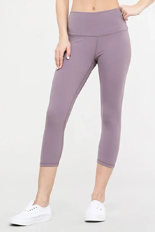 SUPER SOFT Active Capri Legging Trendy Mesh Leggings