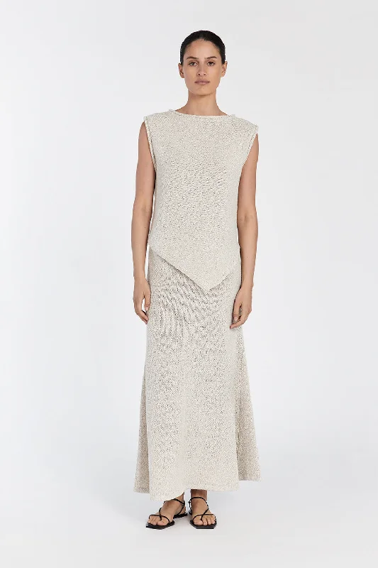 ALTHEA STONE MAXI SKIRT seamless skirt comfort