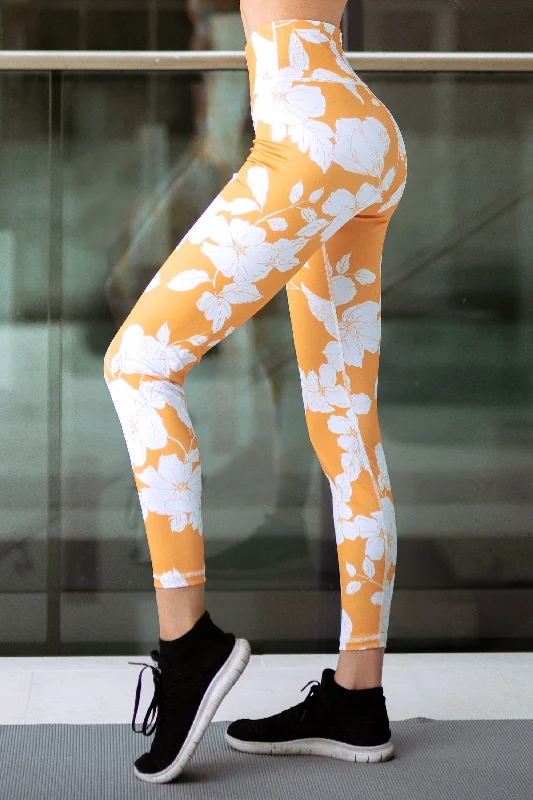 Floral Bloom Active Leggings Casual Sporty Leggings