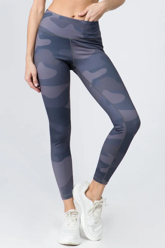 Out of the Blue Camouflage Active Leggings Stylish Lightweight Leggings
