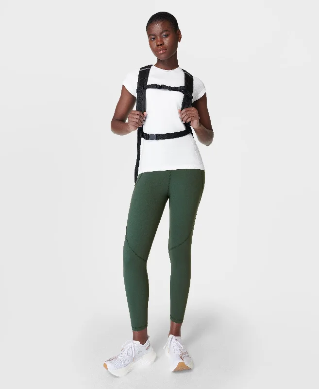 Power 7/8 Workout Leggings Sb5400 78 Trek-Green Comfortable Compression Leggings