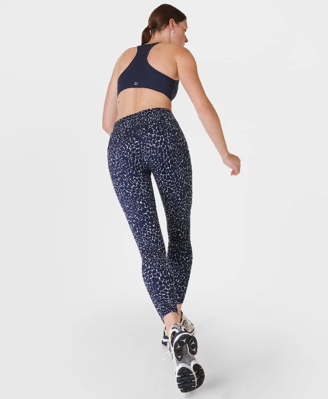 Power 7/8 Workout Leggings Sb5400a 78 Blue-Mineral-Print Fashionable Ribbed Knit Leggings Power 7/8 Workout Leggings Sb5400a 78 Blue-Mineral-Print Fashionable Ribbed Knit Leggings