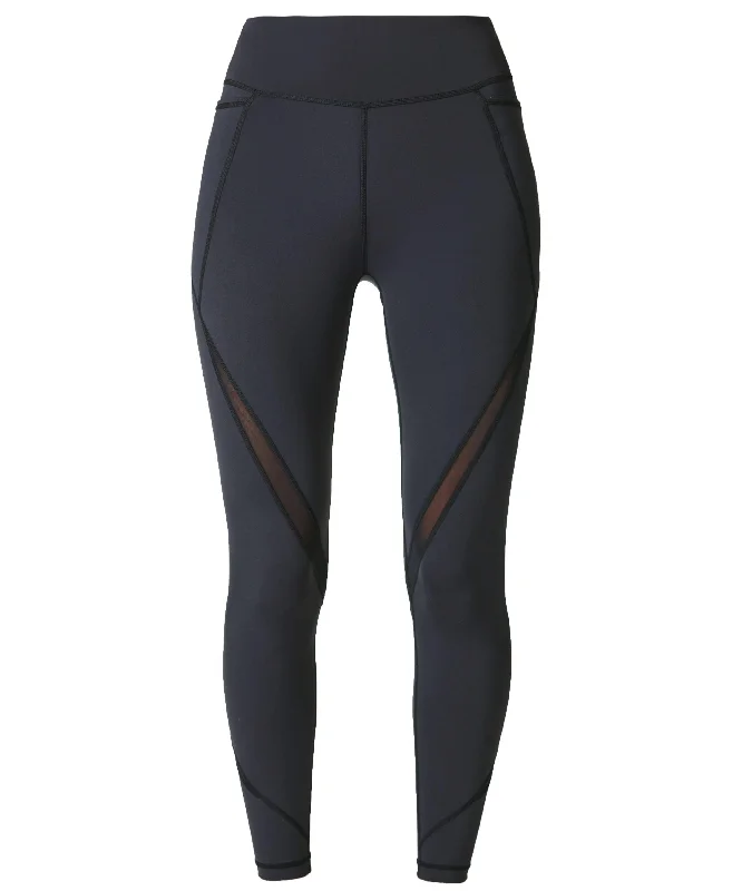 Power Icon 7/8 Legging Sb944678 Black Fashionable Solid Color Tights