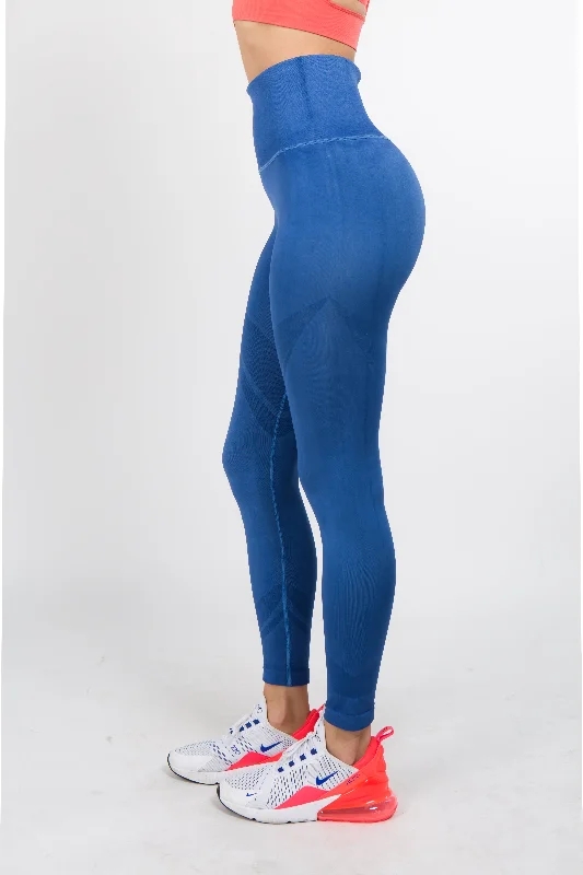 Shadow Stripe Active Leggings Trendy Black Mesh Leggings