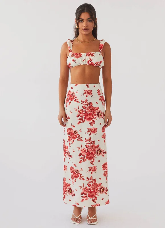 Valencia Villa Maxi Skirt - Rosa Floria tulle skirt dreamy