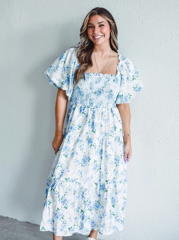 Alluring Alice Blue Dress