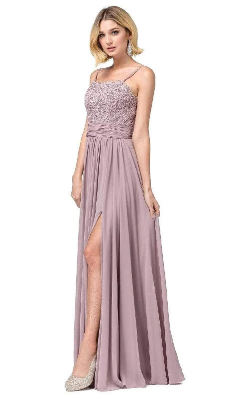 Dancing Queen - Spaghetti Strap Lace Embroidered Dress 2789