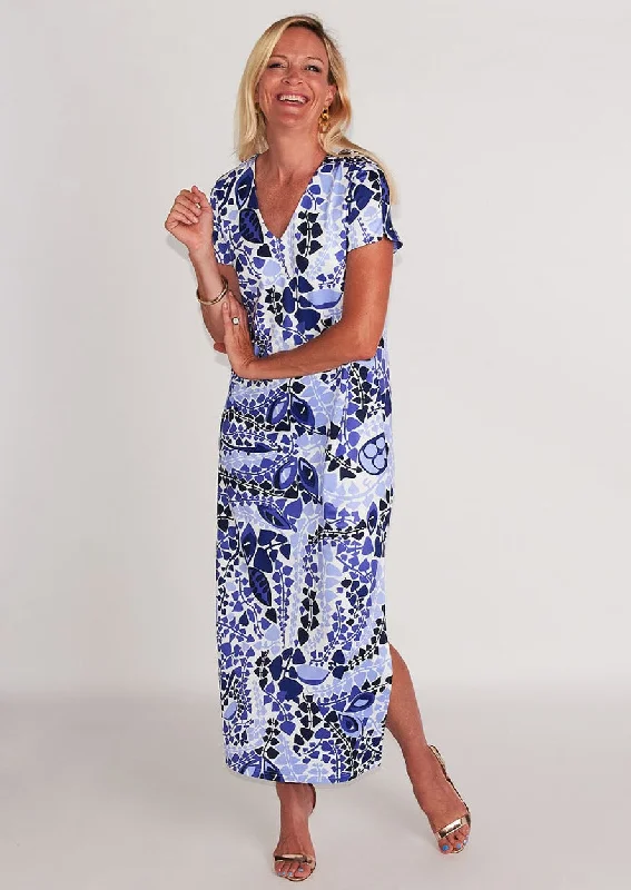 Delray Dress - Spades Indigo
