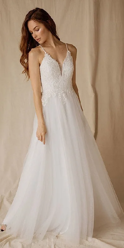 Eureka 9901 Floor Length V-Neck Glitter Long Prom Dress