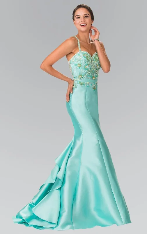 Elizabeth K - GL2214 Beaded Sweetheart Trumpet Gown