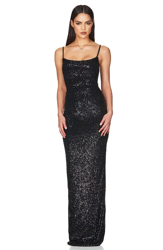 Lovers Black Gown by Nookie